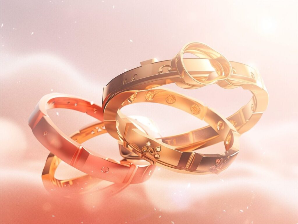結婚指輪としてのピンクゴールドの人気